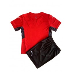 Camisola Stade Rennais Criança Equipamento Primeiro 2021-2022 Manga Curta